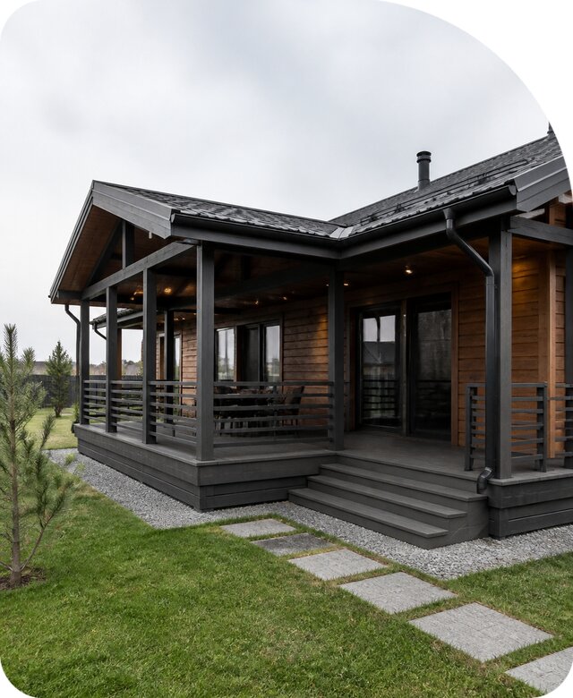 Строительство угловой террасы в Торжке по цене от 89460 р. | РадиДОМА-Трж